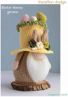 Easter Bunny gnome crochet pattern