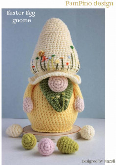 Easter Egg gnome crochet pattern