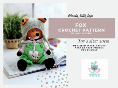 FOX CROCHET PATTERN (WITHOUT CLOTHES)