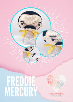 FREDDIE MERCURY crochet pattern