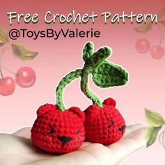 free crochet pattern strawberry bear