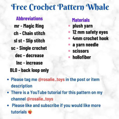 Free pattern Bubble Whale 🐳🐳