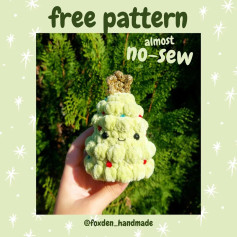 ⋆꙳•̩̩͙❅*̩̩͙free pattern - christmas tree 🎄✨️ amigurumi