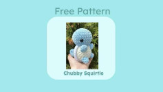 free pattern chubby squirtle