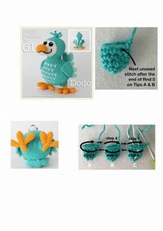 free pattern dodo