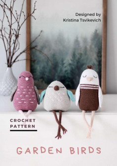 garden birds crochet pattern