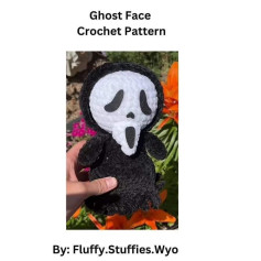 ghost face crochet pattern