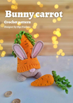 gnome bunny carrot crochet pattern