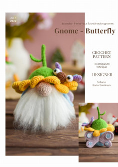 gnome butterfly crochet pattern