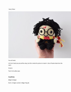 Harry Potter crochet pattern