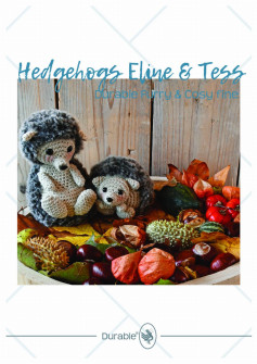 Hedgehogs Eline & Tess Durable Furry & Cosy fine