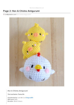 Hen & Chicks Amigurumi