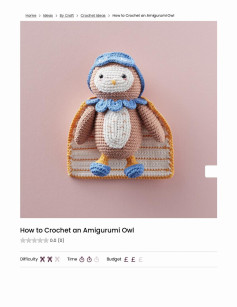 How to Crochet an Amigurumi Owl