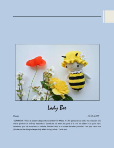 Lady Bee crochet pattern