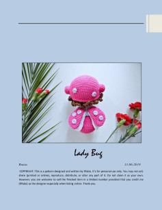 Lady Bug crochet pattern