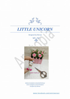 LITTLE UNICORN crochet pattern