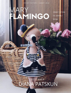 mary flamingo doll crochet pattern