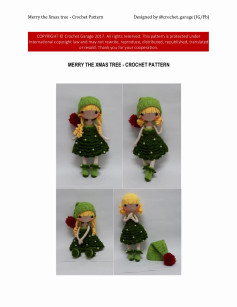 Merry the Xmas tree - Crochet Pattern