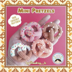 mini pretzels free crochet pattern