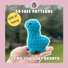 no sew baby bronto