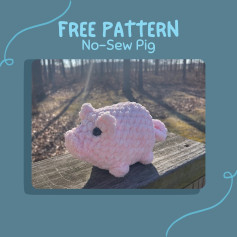 no-sew pig Pigletta the Pig🐷💖