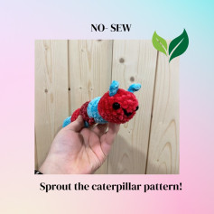 no sew sprout the caterpillar pattern