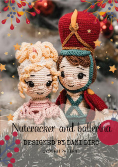 Nutcracker and ballerina crochet pattern