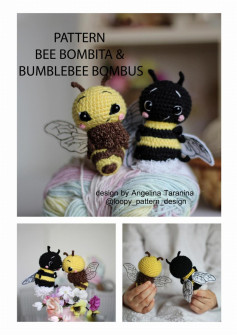 pattern bee bombita & bumblebee mombus