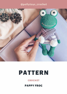 PATTERN CROCHET PAPPY FROG