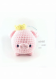 pattern oink, pink pig