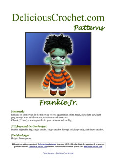 Patterns Frankie Jr crochet pattern