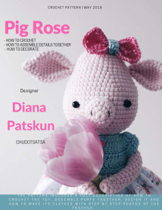 pig rose crochet pattern