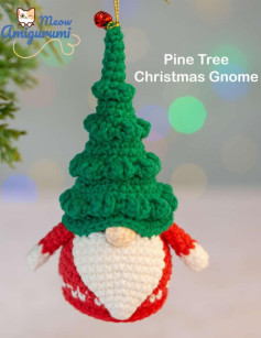 pine tree christmas gnome