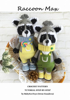 Raccoon Max CROCHET PATTERN