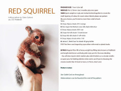 RED SQUIRREL knitting pattern