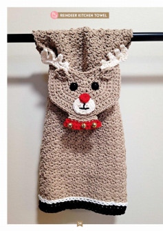 REINDEER KITCHEN TOWEL