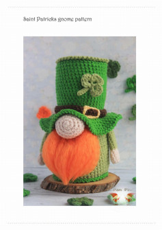 Saint Patricks gnome pattern