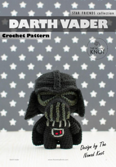 STAR FRIENDS collection Crochet Pattern Darth Vader