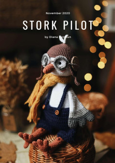 STORK PILOT crochet pattern