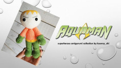 superheroes amigurumi collection aquaman