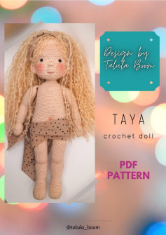 TAYA crochet doll PDF PATTERN