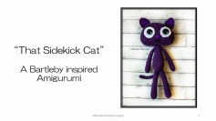 that sidekick cat a bartleby inspired amigurumi