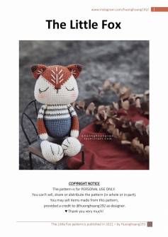 The Little Fox crochet pattern