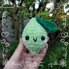 Tiny Lime free crochet pattern