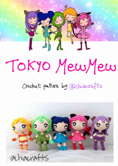 TOKYO Crochet Mew Mew pattern