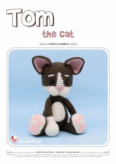 Tom the cat crochet pattern