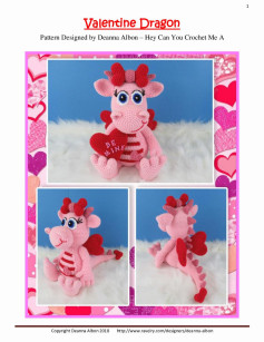 Valentine Dragon Pattern