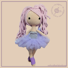 Aprenda a Fazer Boneca em Amigurumi com Karla Barbosa @oficialkarlabarbosa artesã da circuloprodutos receita especial para semana do Amigurumi!#amigurumi #bailarina #crochet #saojosearmarinho