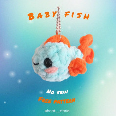 baby fish no sew free pattern