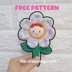 Baby flower Free pattern